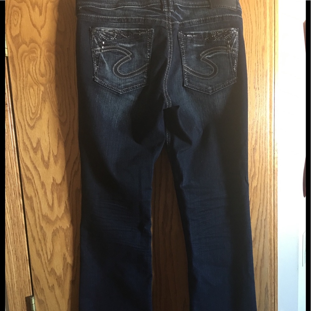 Silver Suki Bootcut Jean 33/33. Like new condition